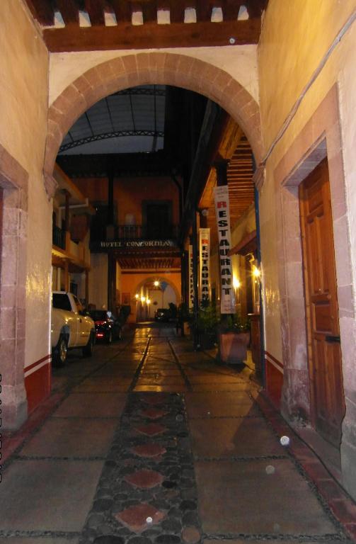 Hotel Concordia Pátzcuaro Buitenkant foto