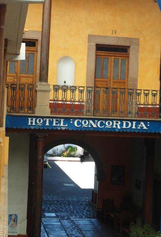 Hotel Concordia Pátzcuaro Buitenkant foto